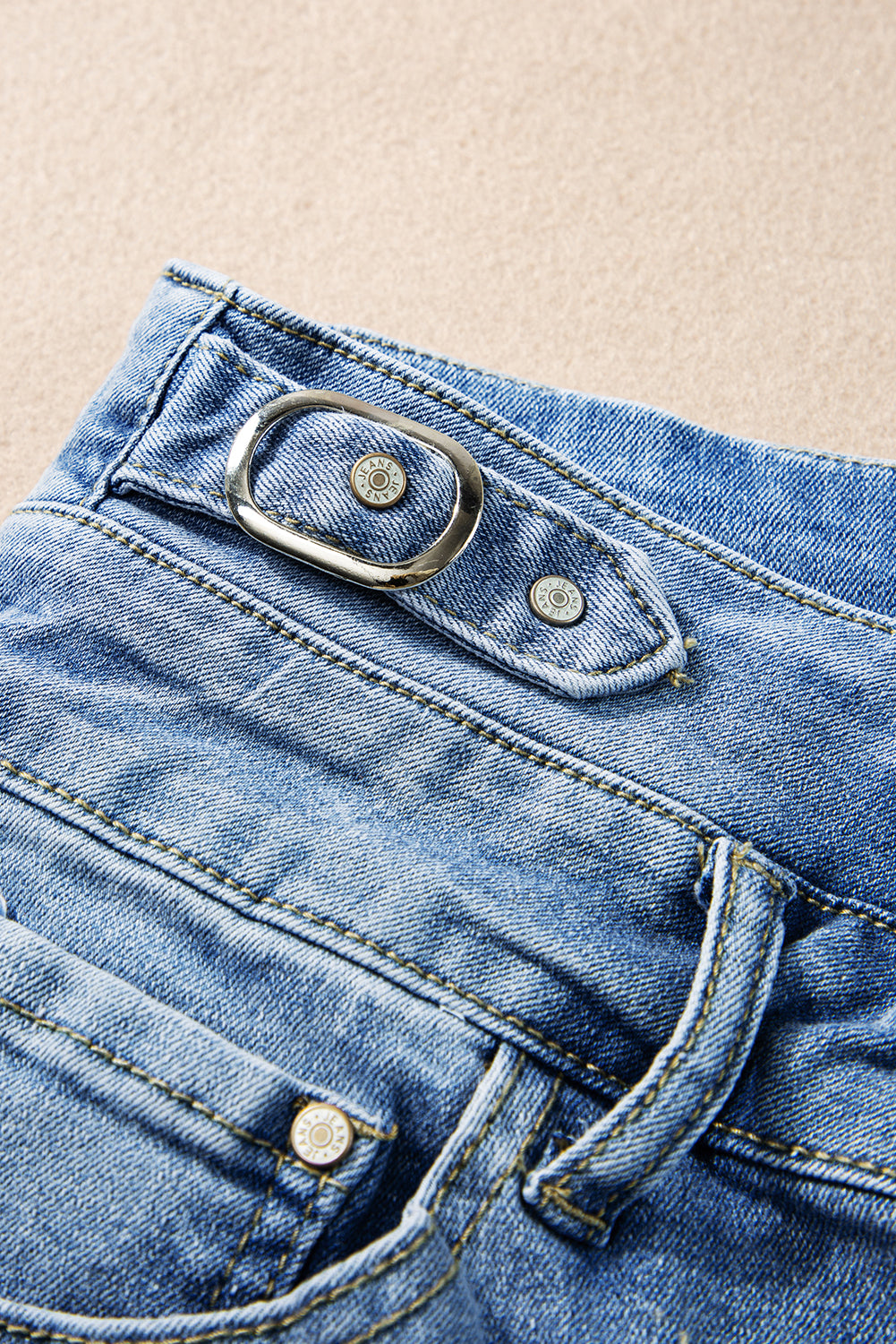 Dusk Blue Button Fly High Waist Roll Edge Denim Shorts - Premium Bottoms/Denim Shorts from Ashes 2 Wildflowers Boutique, LLC- Just $30.75! Shop now at Ashes 2 Wildflowers Boutique, LLC