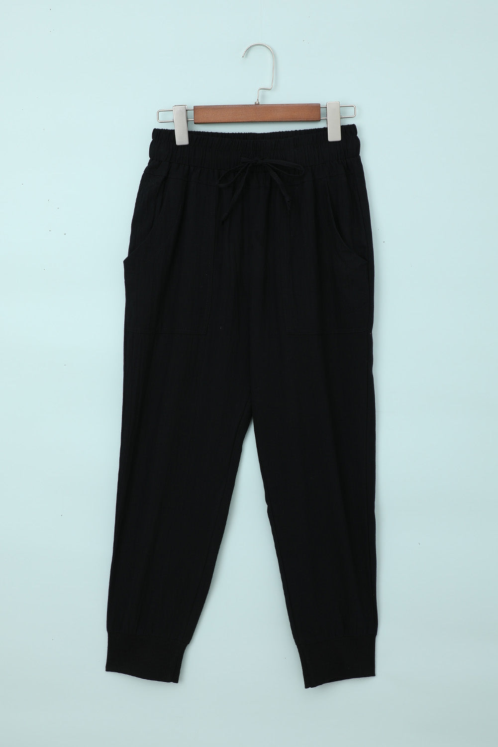 Black Causal Pockets Pants - Premium Bottoms from Momma Done Gone Crafty- Just $32.99! Shop now at Momma Done Gone Crafty