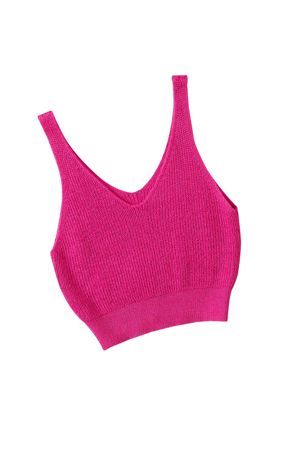 Rose Cropped Woolen Knit Vest - Premium Tops from Momma Done Gone Crafty- Just $43.20! Shop now at Momma Done Gone Crafty