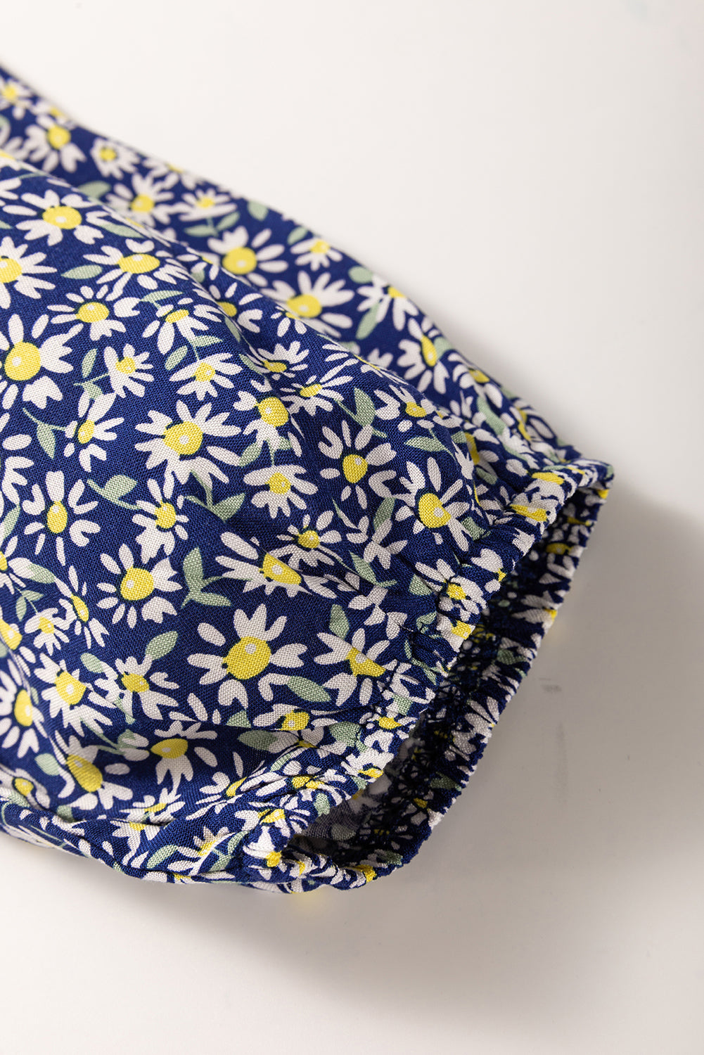 Blue Boho Floral Print Smocked Square Neck Loose Fit Blouse - Premium Tops/Blouses & Shirts from Ashes 2 Wildflowers Boutique, LLC- Just $31.25! Shop now at Ashes 2 Wildflowers Boutique, LLC