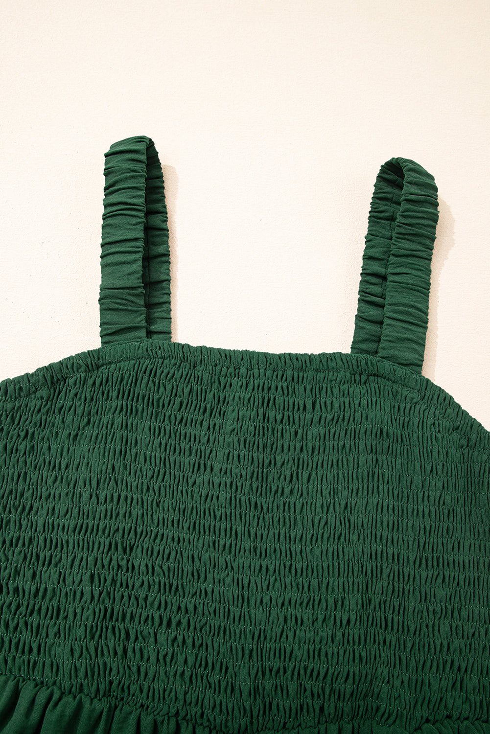 Green Smocked Sleeveless Wide Leg Jumpsuit with Pockets - Premium Bottoms/Jumpsuits & Rompers from Ashes 2 Wildflowers Boutique, LLC- Just $25.50! Shop now at Ashes 2 Wildflowers Boutique, LLC