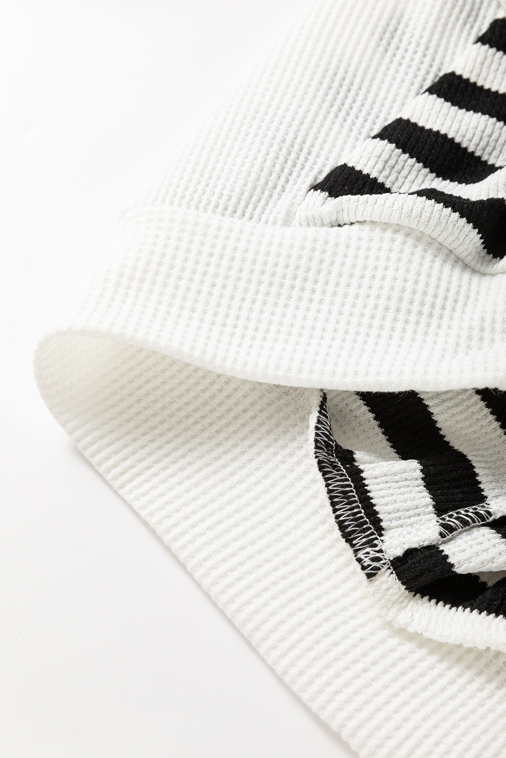 Black white Oversized Striped Henley Buttons Dolman Sleeve Hooded Top - Premium Tops/Long Sleeve Tops from Ashes 2 Wildflowers Boutique, LLC- Just $32.38! Shop now at Ashes 2 Wildflowers Boutique, LLC