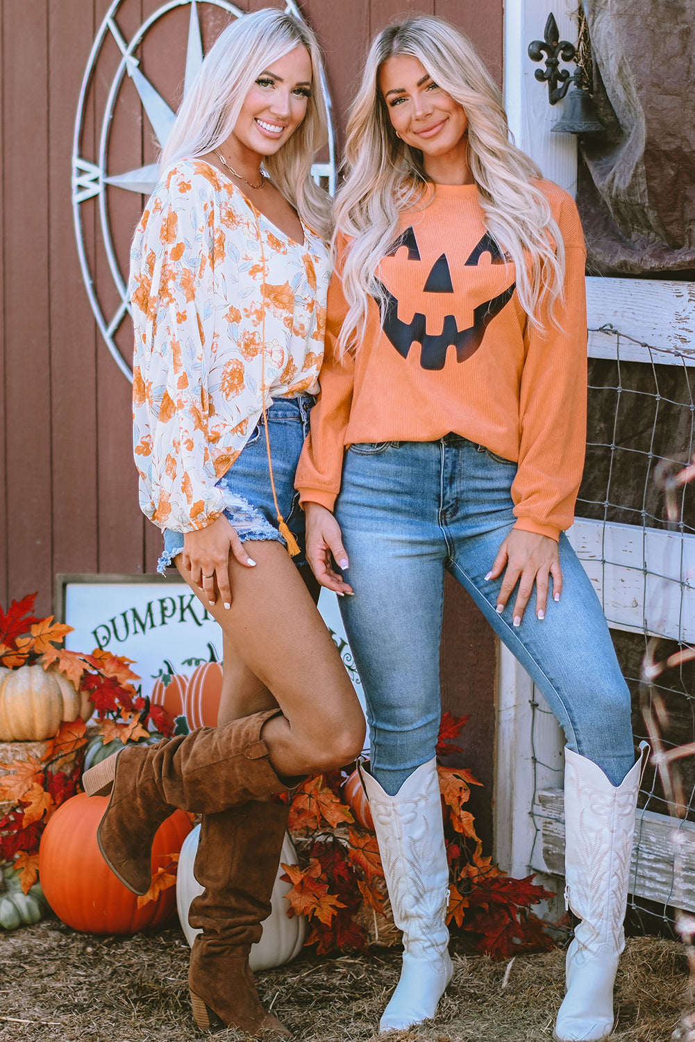White Tassel Tie V Neck Bubble Sleeve Floral Blouse - Premium Tops from Momma Done Gone Crafty- Just $34.23! Shop now at Momma Done Gone Crafty