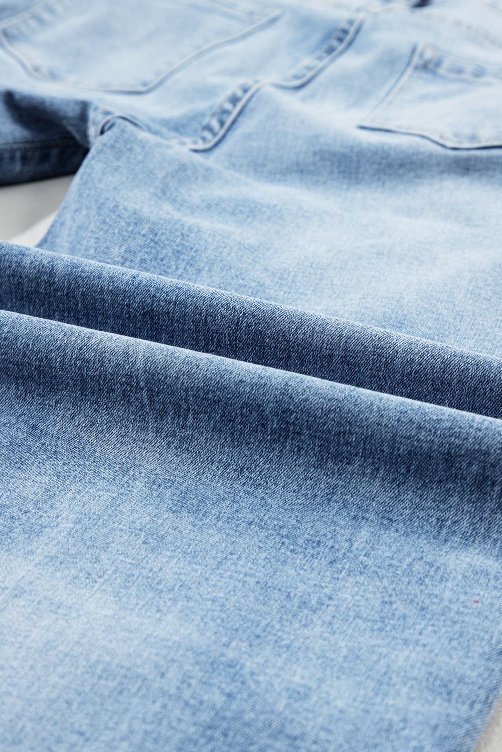 Light Blue High Rise Distressed Straight Leg Jeans - Premium Bottoms/Jeans from Ashes 2 Wildflowers Boutique, LLC- Just $37.14! Shop now at Ashes 2 Wildflowers Boutique, LLC