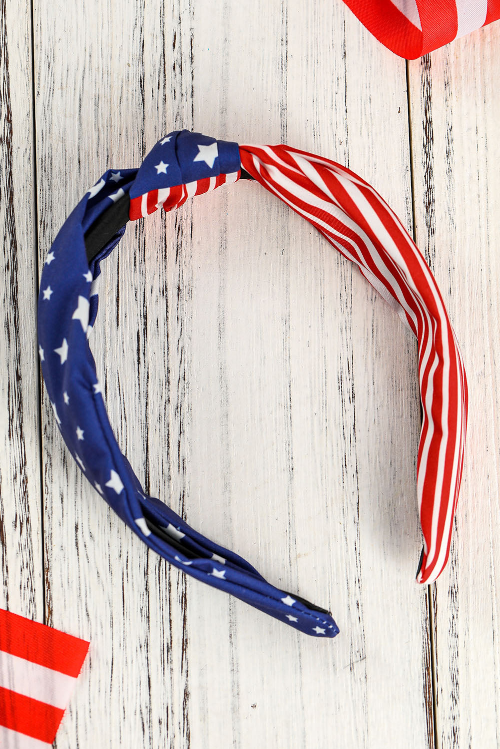 Multicolor American Flag Bow Knot Wide Headband - Premium Accessories from Momma Done Gone Crafty- Just $6.50! Shop now at Momma Done Gone Crafty