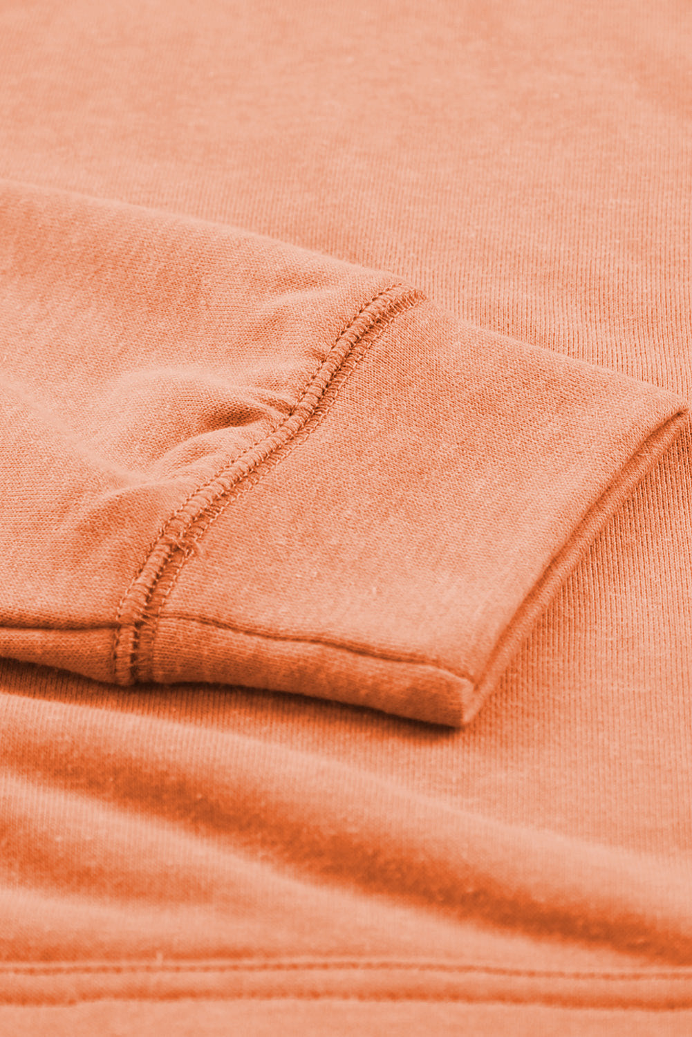 Orange Mineral Wash Kangaroo Pocket Drawstring Pullover Hoodie - Premium Tops from Momma Done Gone Crafty- Just $50.46! Shop now at Momma Done Gone Crafty
