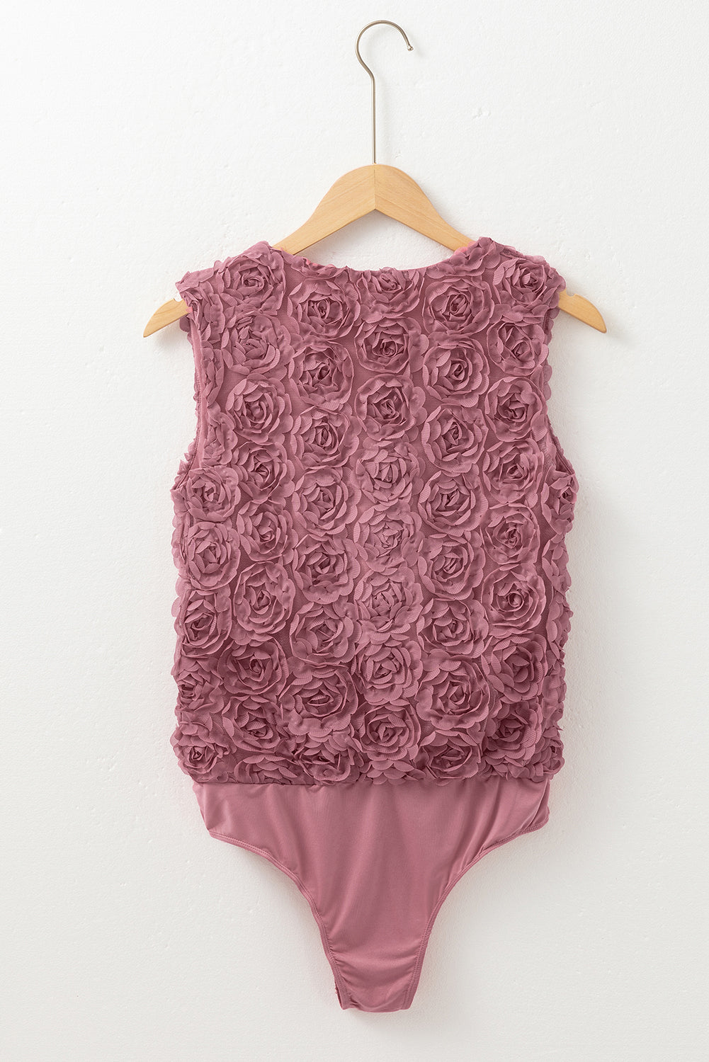 Heather Floral Textured V Neck Wrapped Sleeveless Bodysuit - Premium Tops/Bodysuits from Ashes 2 Wildflowers Boutique, LLC- Just $32.60! Shop now at Ashes 2 Wildflowers Boutique, LLC