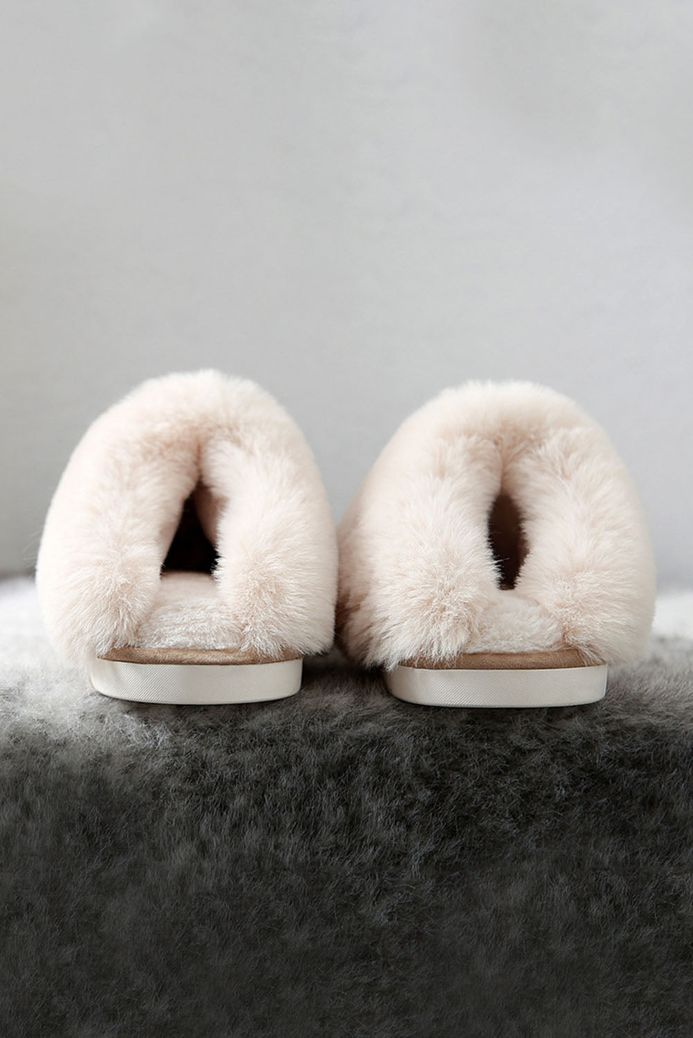 Khaki Cut and Sew Faux Suede Plush Lined Slippers - Premium Shoes & Bags from Momma Done Gone Crafty- Just $37.94! Shop now at Momma Done Gone Crafty