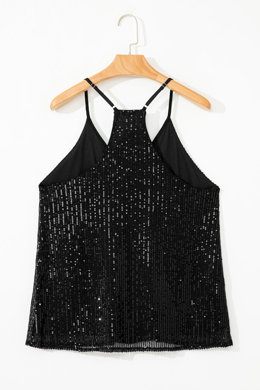 Black Sequin Racerback Tank - Premium Tops from Momma Done Gone Crafty- Just $49.20! Shop now at Momma Done Gone Crafty