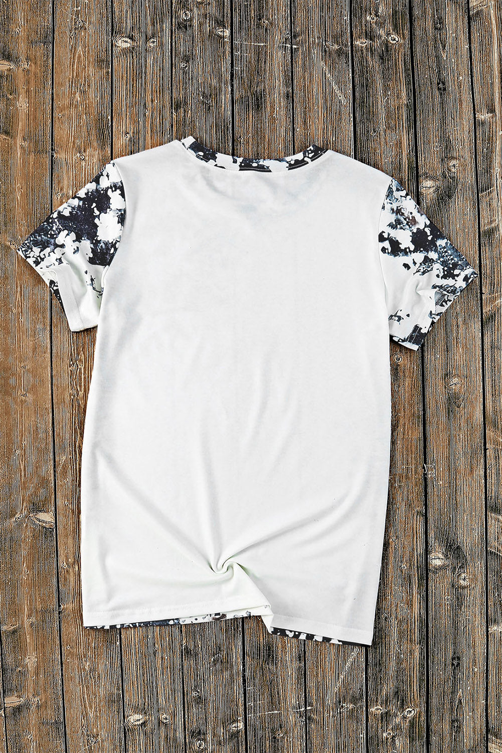 Gray Western Fashion Dyed Bleached T Shirt - Premium Tops from Momma Done Gone Crafty- Just $40.20! Shop now at Momma Done Gone Crafty
