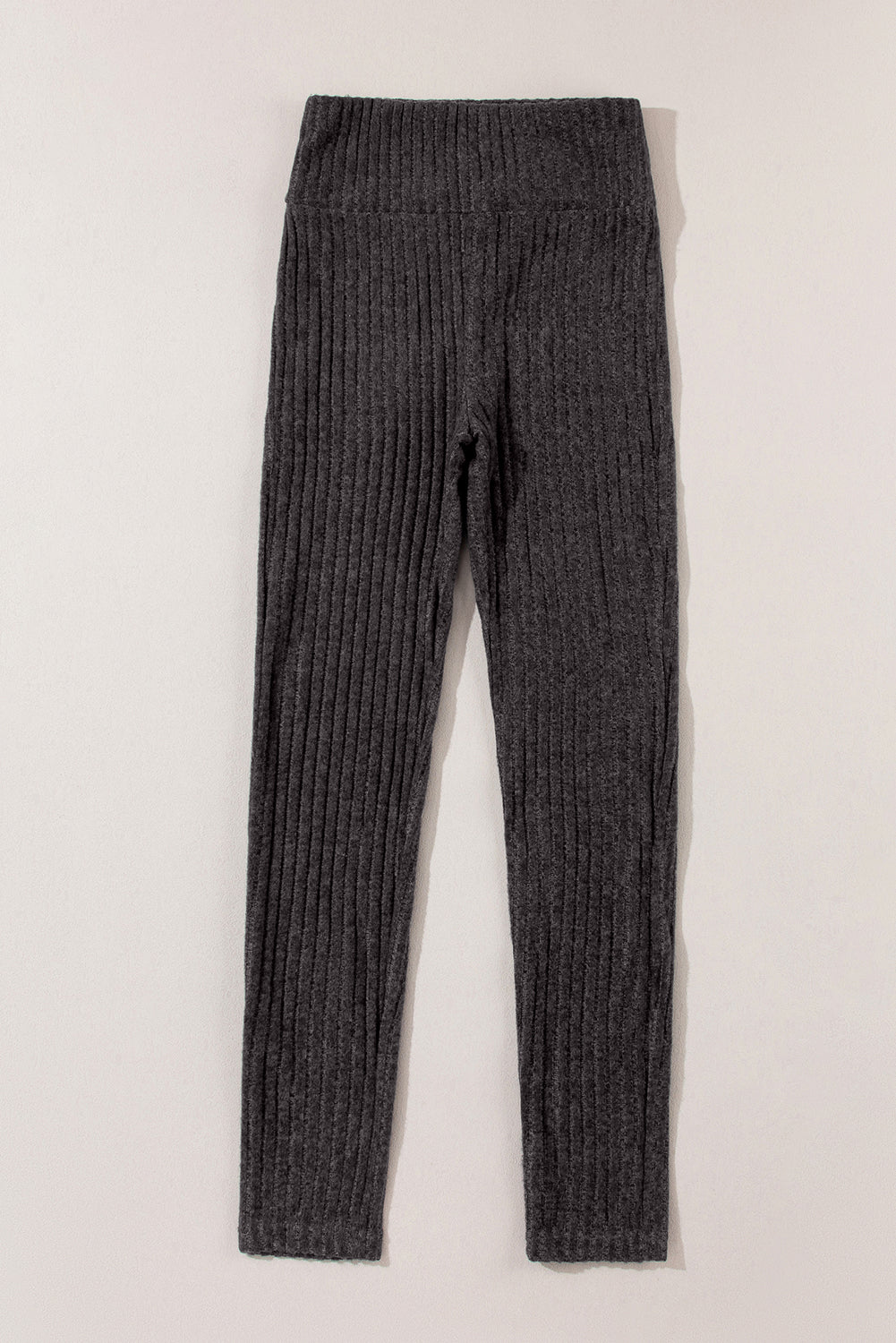 Dark Grey Wide Waistband Ribbed Textured Knit Leggings - Premium Bottoms/Leggings from Ashes 2 Wildflowers Boutique, LLC- Just $15.42! Shop now at Ashes 2 Wildflowers Boutique, LLC
