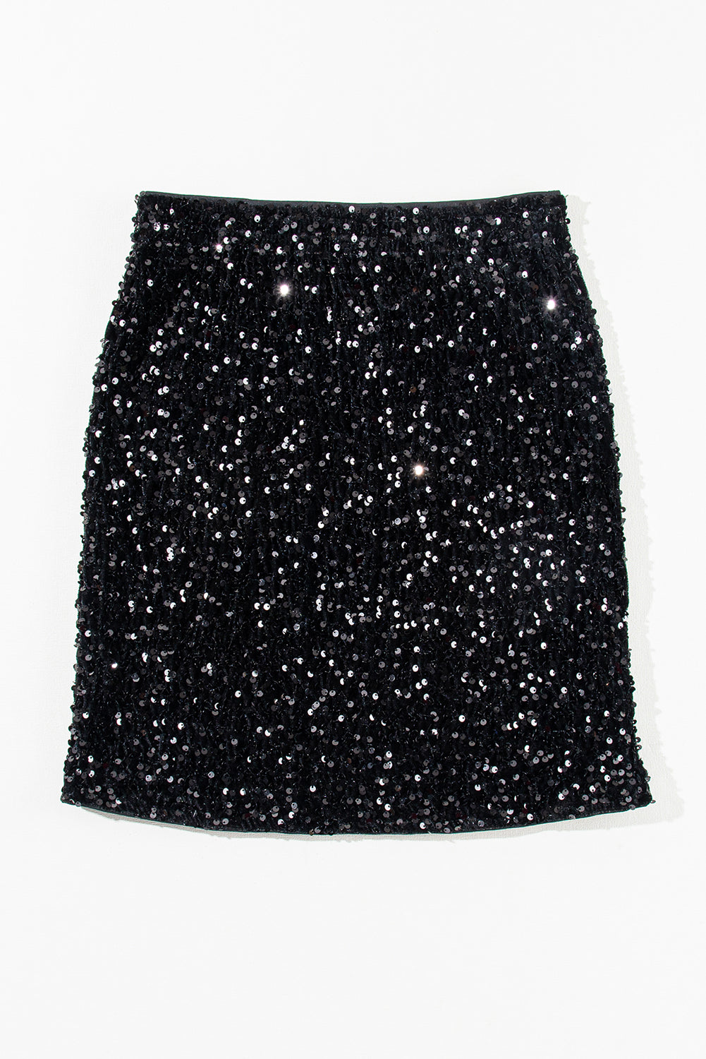 Black Sequin Bodycon Mini Skirt - Premium Bottoms/Skirts & Petticoat from Ashes 2 Wildflowers Boutique, LLC- Just $14.40! Shop now at Ashes 2 Wildflowers Boutique, LLC