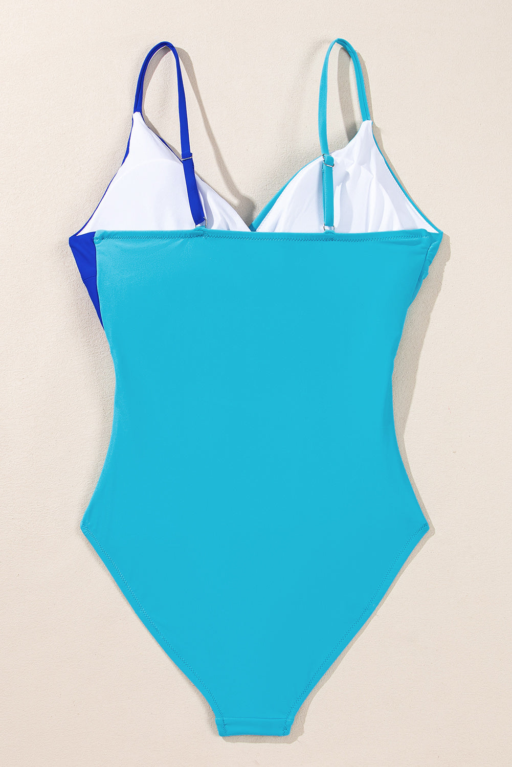 Light Blue Crossover Colorblock Cutout One Piece Swimsuit - Premium Swimwear/One Piece Swimsuit from Ashes 2 Wildflowers Boutique, LLC- Just $22.17! Shop now at Ashes 2 Wildflowers Boutique, LLC