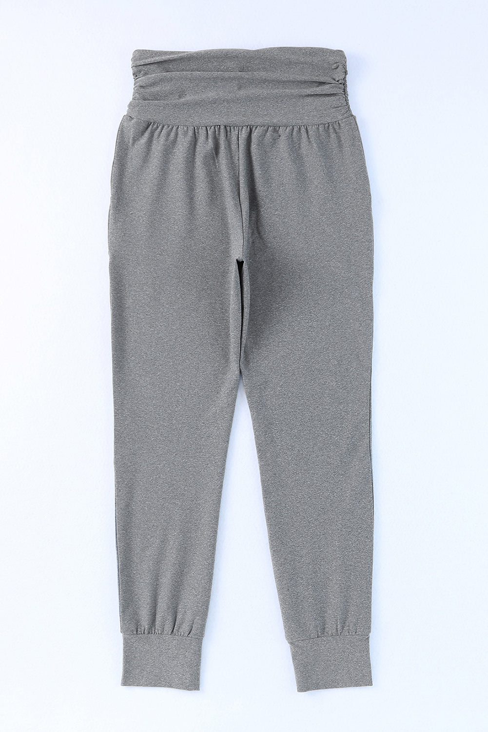 Gray High Waist Pleated Pocket Leggings - Premium Bottoms from Momma Done Gone Crafty- Just $16.00! Shop now at Momma Done Gone Crafty