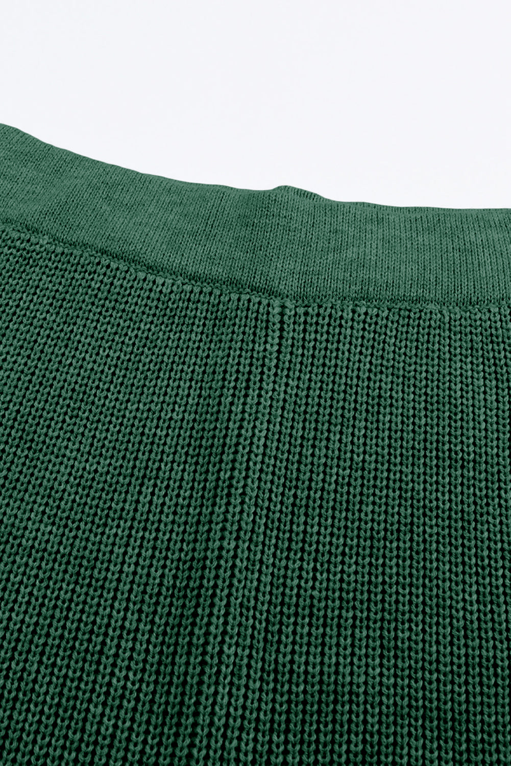Green Knitted V Neck Sweater and Casual Pants Set - Premium Loungewear from Momma Done Gone Crafty- Just $82.26! Shop now at Momma Done Gone Crafty