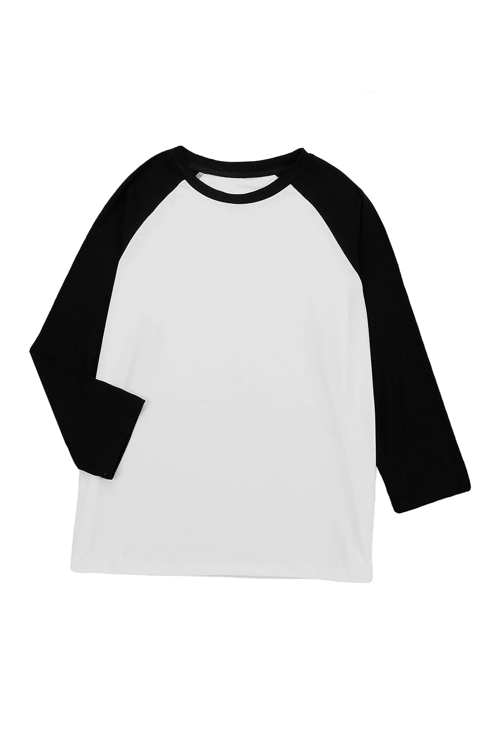 Black Color Block Raglan Sleeve Pullover Top - Premium Tops from Momma Done Gone Crafty- Just $44.10! Shop now at Momma Done Gone Crafty