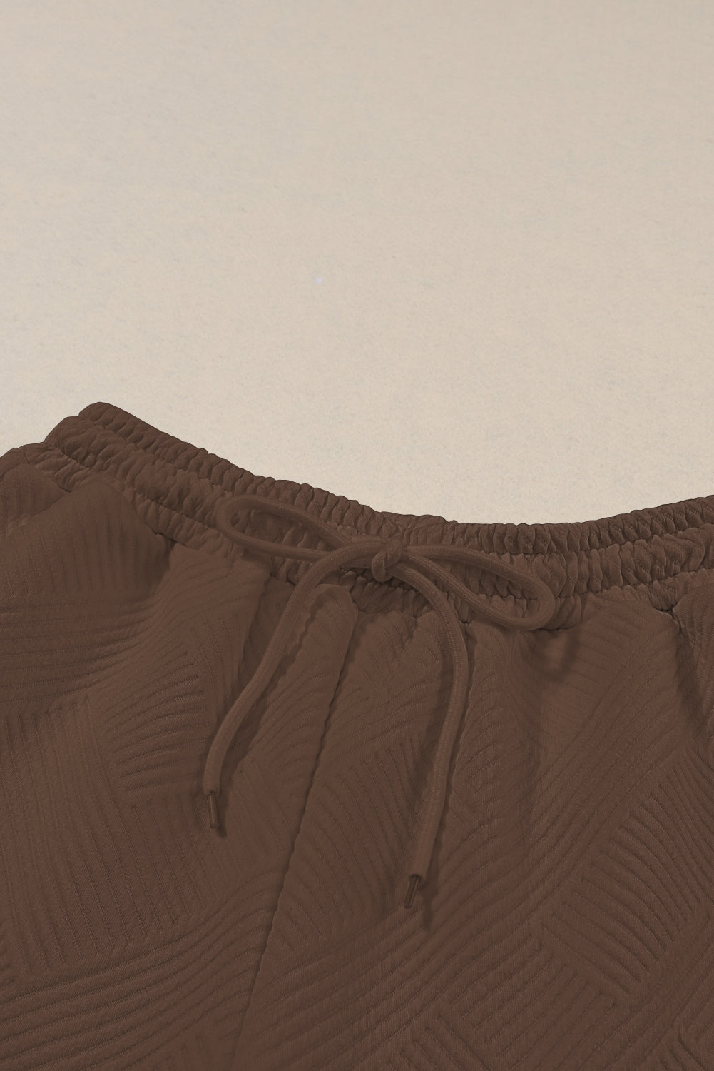 Dark Brown Ultra Loose Textured 2pcs Slouchy Outfit - Premium Loungewear from Momma Done Gone Crafty- Just $36.60! Shop now at Momma Done Gone Crafty
