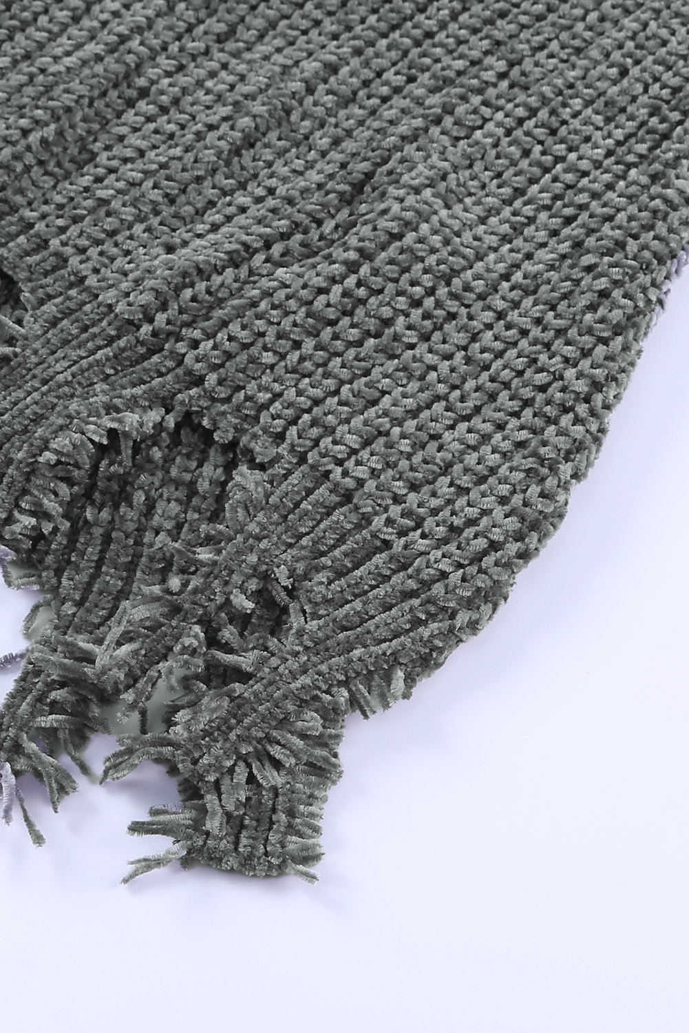 Gray Ripped Raw Hem Chunky Pullover Sweater - Premium Tops from Momma Done Gone Crafty- Just $52.99! Shop now at Momma Done Gone Crafty