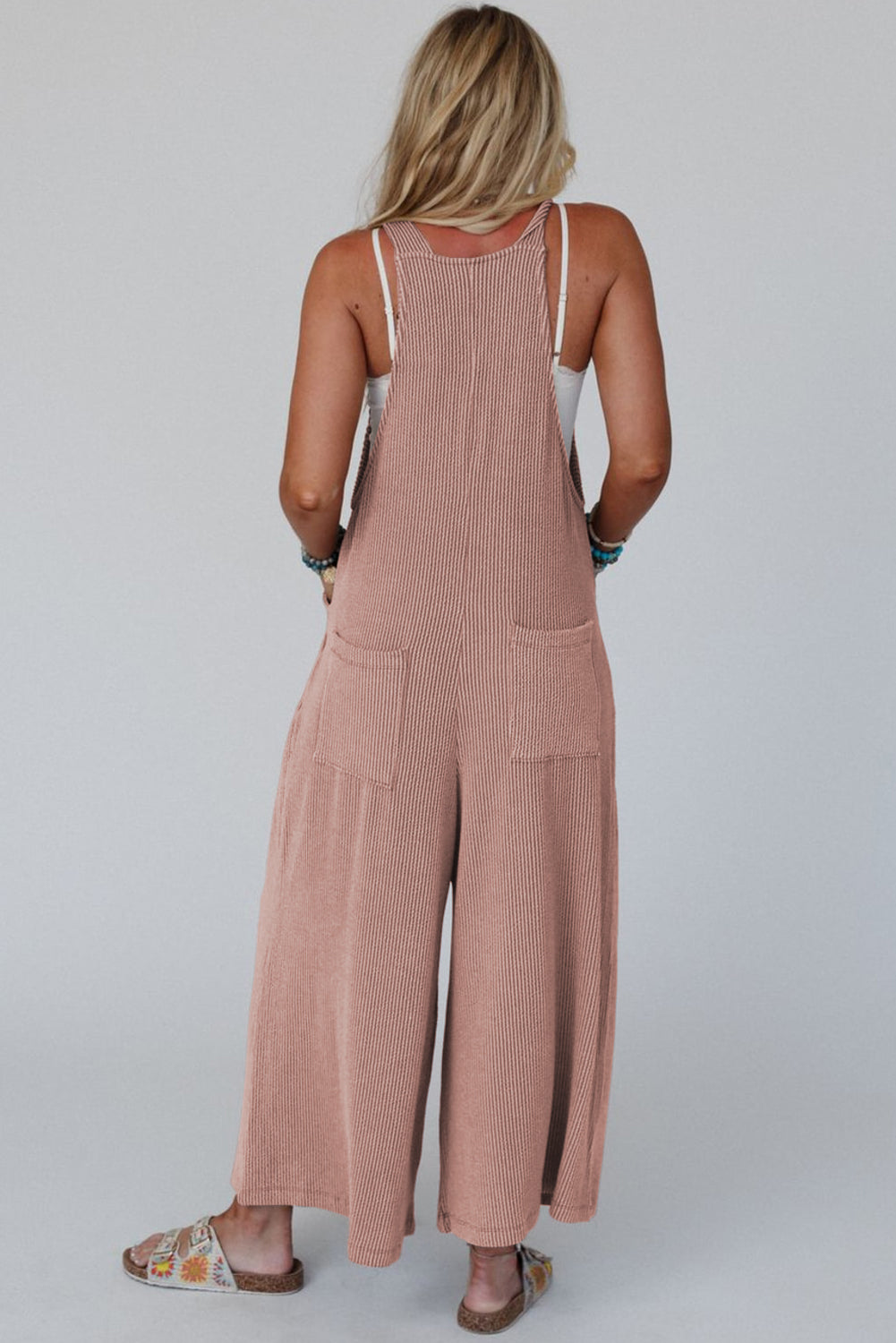 DUNE Corded Adjustable Straps Wide Leg Loose Overall - Premium Bottoms/Jumpsuits & Rompers from Ashes 2 Wildflowers Boutique, LLC- Just $54.99! Shop now at Ashes 2 Wildflowers Boutique, LLC