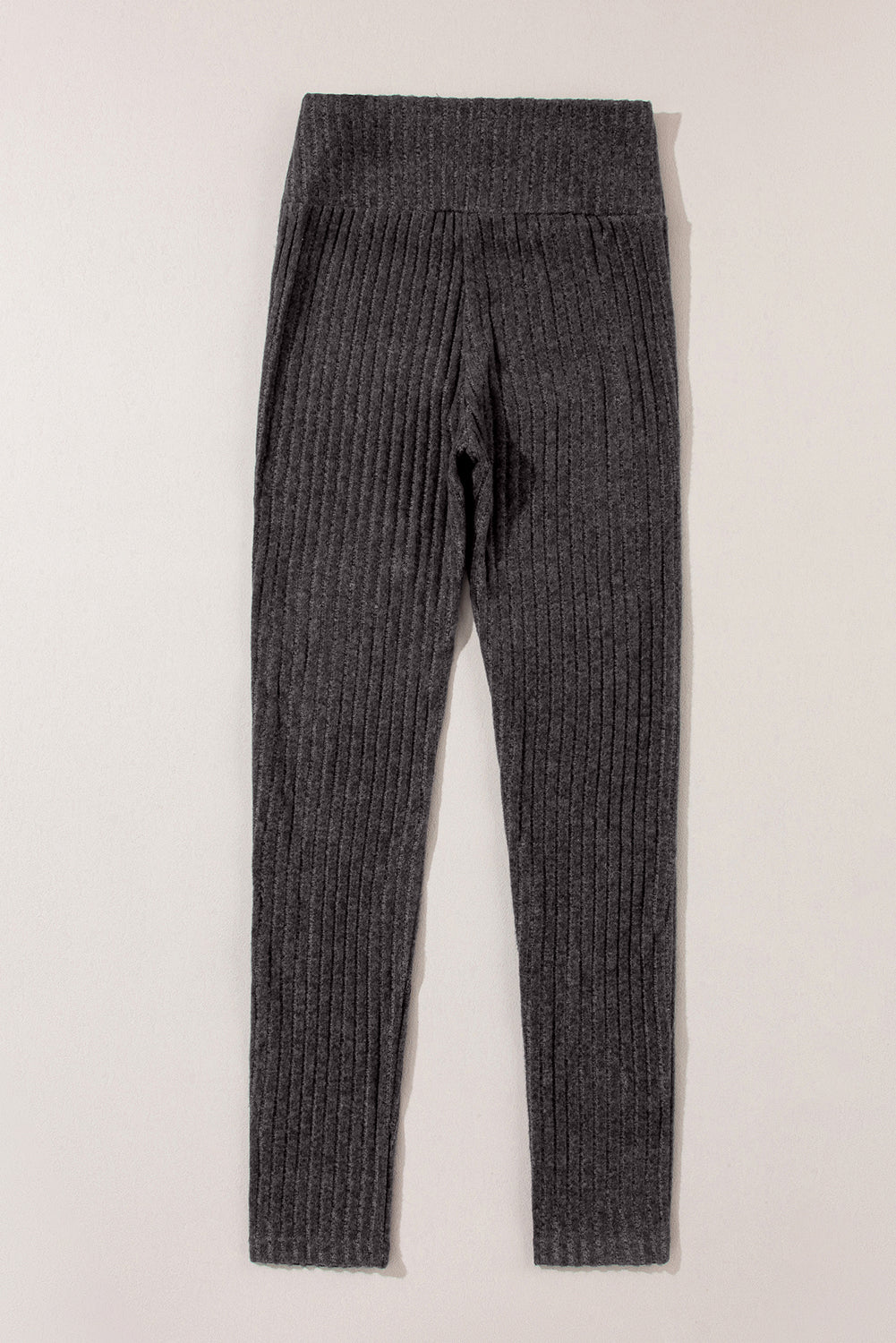 Dark Grey Wide Waistband Ribbed Textured Knit Leggings - Premium Bottoms/Leggings from Ashes 2 Wildflowers Boutique, LLC- Just $15.42! Shop now at Ashes 2 Wildflowers Boutique, LLC