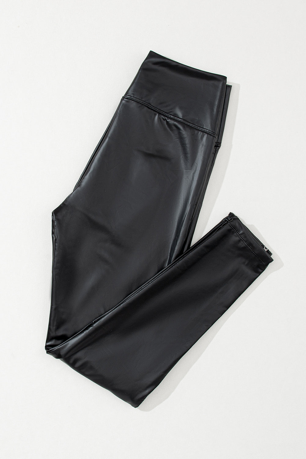 Black Faux Leather Zipped Detail Leggings - Premium Bottoms/Leggings from Ashes 2 Wildflowers Boutique, LLC- Just $27.51! Shop now at Ashes 2 Wildflowers Boutique, LLC