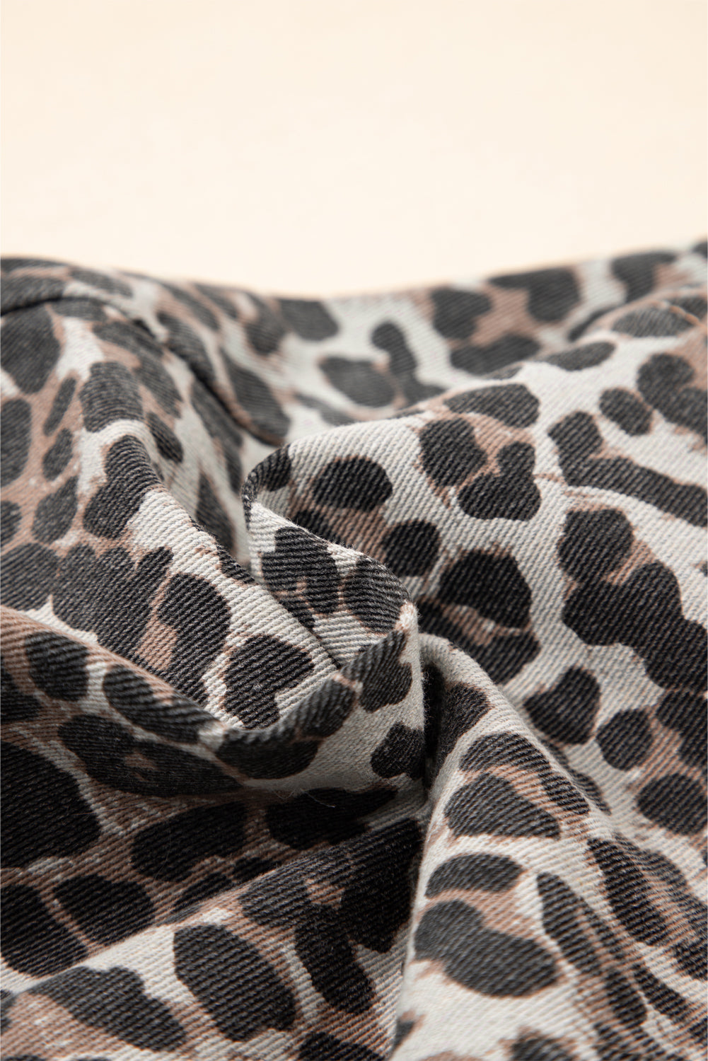 Khaki Leopard Denim Mini Skirt - Premium Bottoms/Skirts & Petticoat from Ashes 2 Wildflowers Boutique, LLC- Just $22.05! Shop now at Ashes 2 Wildflowers Boutique, LLC