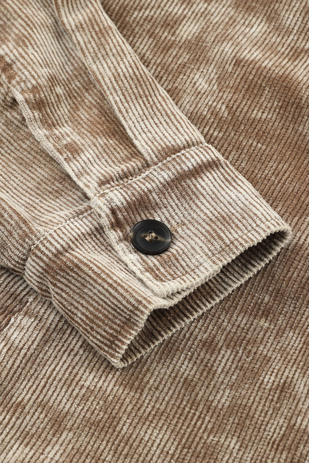 Khaki Vintage Distressed Mineral Wash Oversized Shacket - Premium Outerwear from Momma Done Gone Crafty- Just $61.50! Shop now at Momma Done Gone Crafty