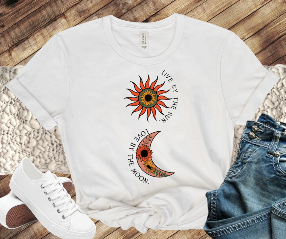 Live By the Sun Love By the Moon - Premium  from Momma Done Gone Crafty- Just $20! Shop now at Momma Done Gone Crafty