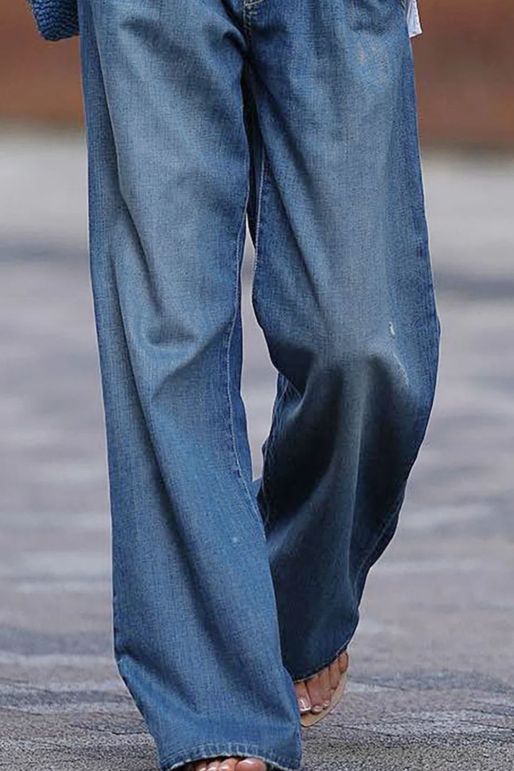 Blue Slouchy Wide Leg Jeans - Premium Bottoms/Jeans from Ashes 2 Wildflowers Boutique, LLC- Just $41.40! Shop now at Ashes 2 Wildflowers Boutique, LLC