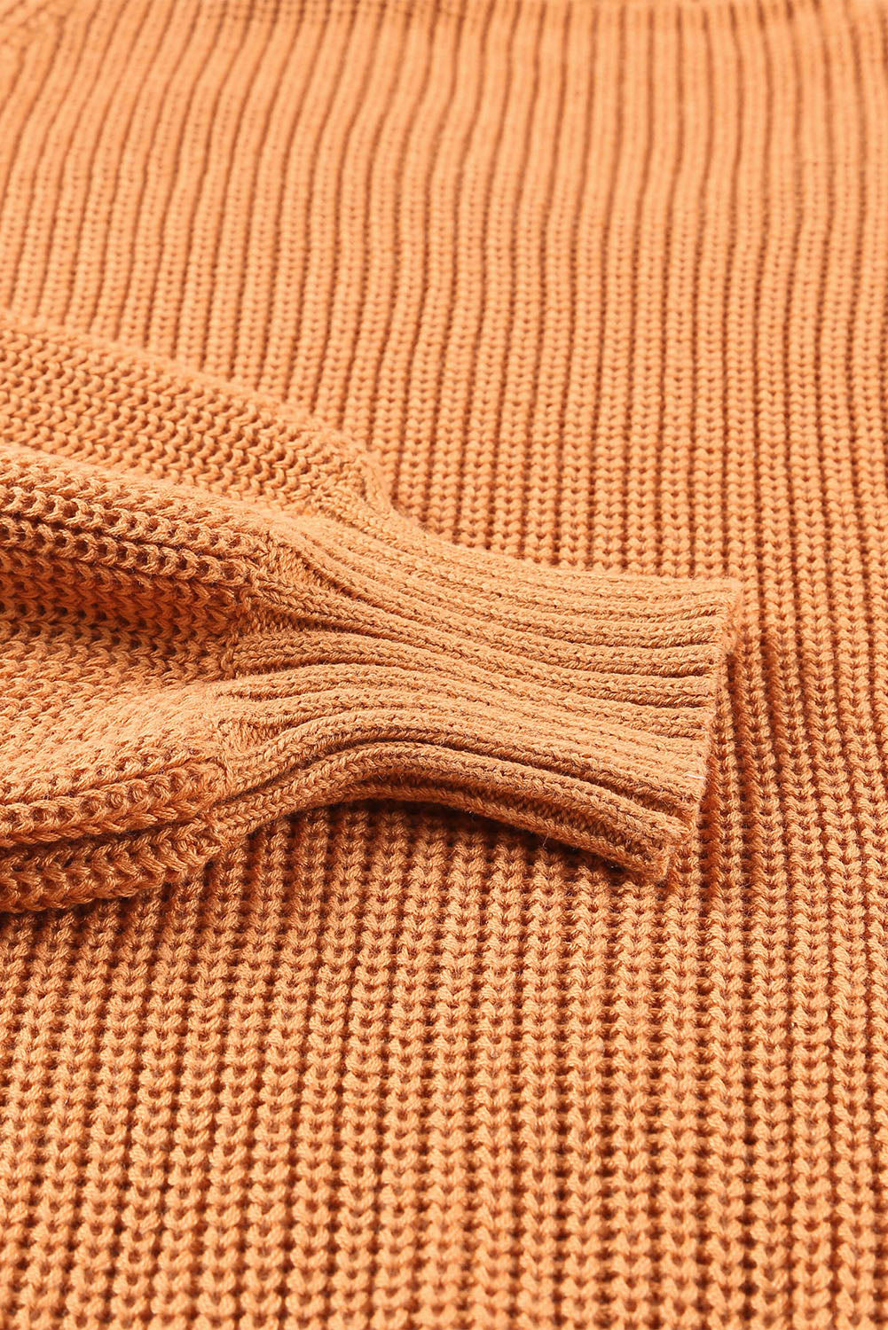 Brown Crew Neck Cold Shoulder Hollow-out Back Sweater - Premium Tops from Momma Done Gone Crafty- Just $58.80! Shop now at Momma Done Gone Crafty