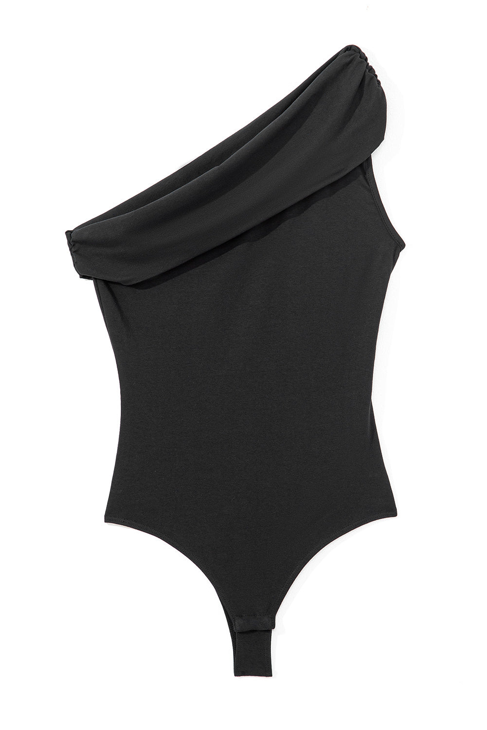 Black Solid Color Pleated One Shoulder Bodysuit - Premium Tops/Bodysuits from Ashes 2 Wildflowers Boutique, LLC- Just $17.35! Shop now at Ashes 2 Wildflowers Boutique, LLC