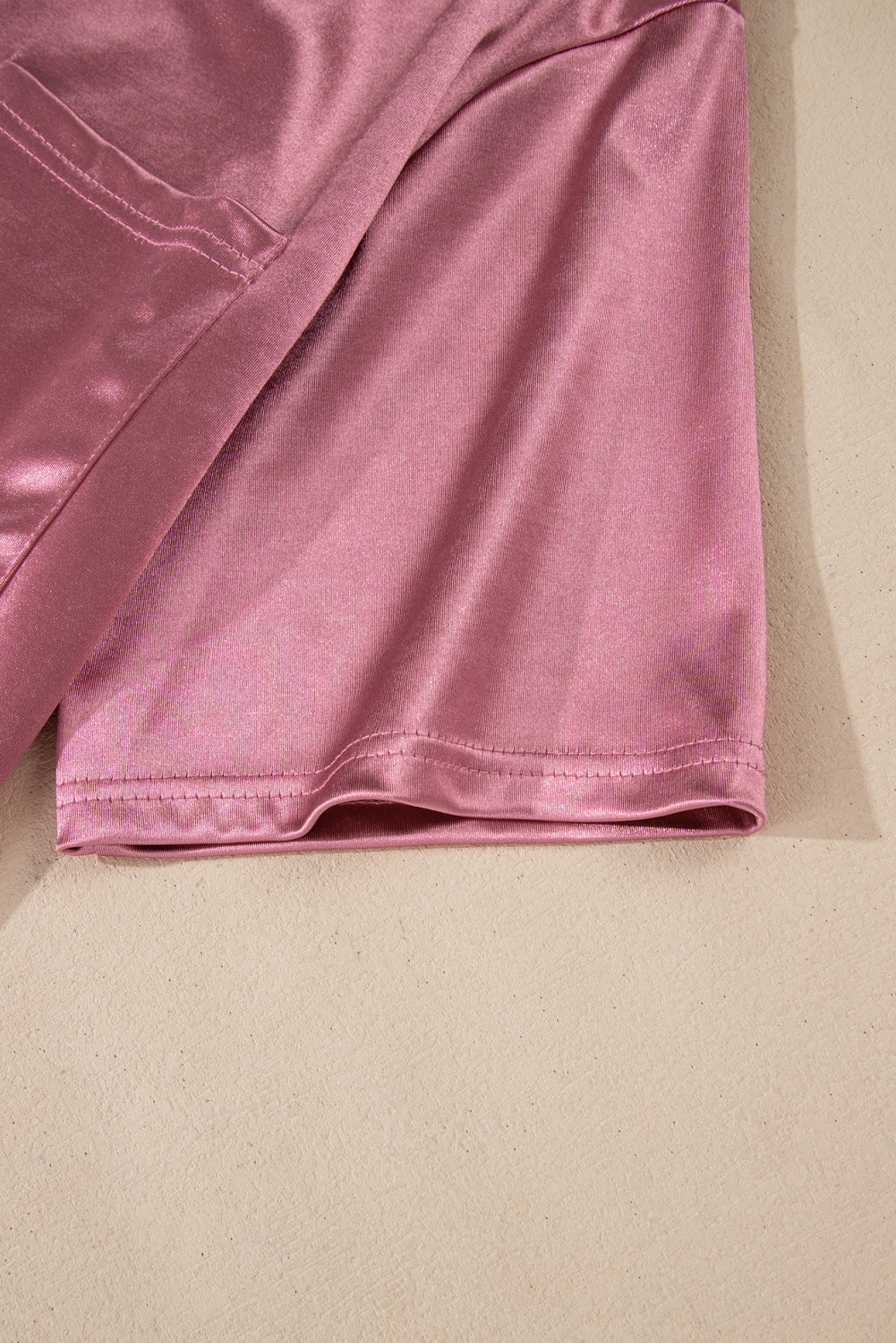 Pink Chest Pocket Loose Fit T Shirt - Premium Tops/Tops & Tees from Momma Done Gone Crafty- Just $22.99! Shop now at Momma Done Gone Crafty