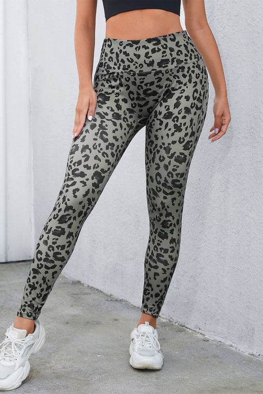 Gray Classic Leopard Print Active Leggings - Premium Bottoms/Leggings from Ashes 2 Wildflowers Boutique, LLC- Just $17.10! Shop now at Ashes 2 Wildflowers Boutique, LLC