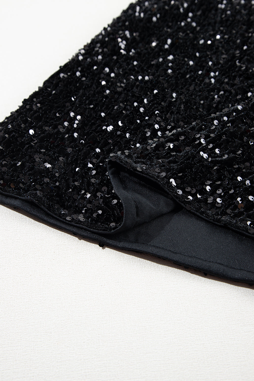 Black Sequin Bodycon Mini Skirt - Premium Bottoms/Skirts & Petticoat from Ashes 2 Wildflowers Boutique, LLC- Just $14.40! Shop now at Ashes 2 Wildflowers Boutique, LLC