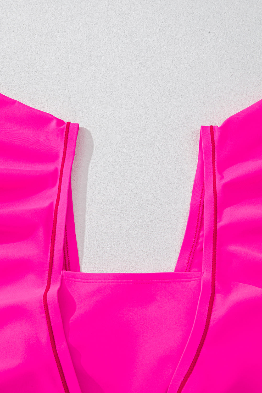 Rose Red Tie Back Ruffled 2pcs Bikini Swimsuit - Premium Swimwear/Bikinis from Ashes 2 Wildflowers Boutique, LLC- Just $19.20! Shop now at Ashes 2 Wildflowers Boutique, LLC