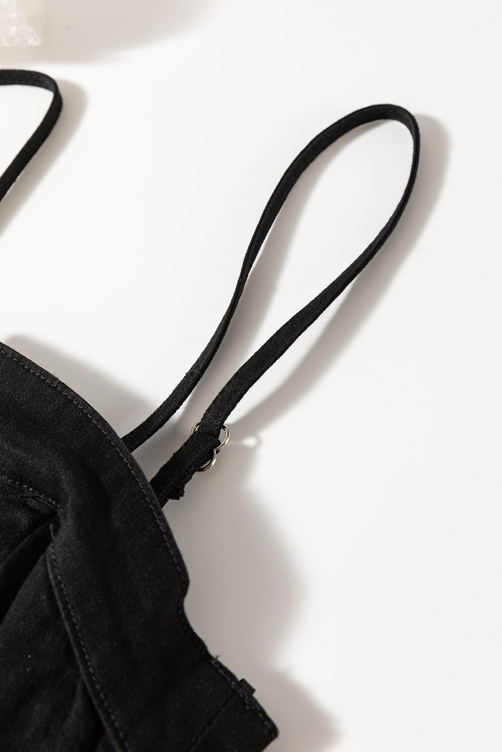 Black Seamed Zipper Spaghetti Strap High Waist Flared Jumpsuit - Premium Bottoms/Jumpsuits & Rompers from Momma Done Gone Crafty- Just $48.15! Shop now at Momma Done Gone Crafty
