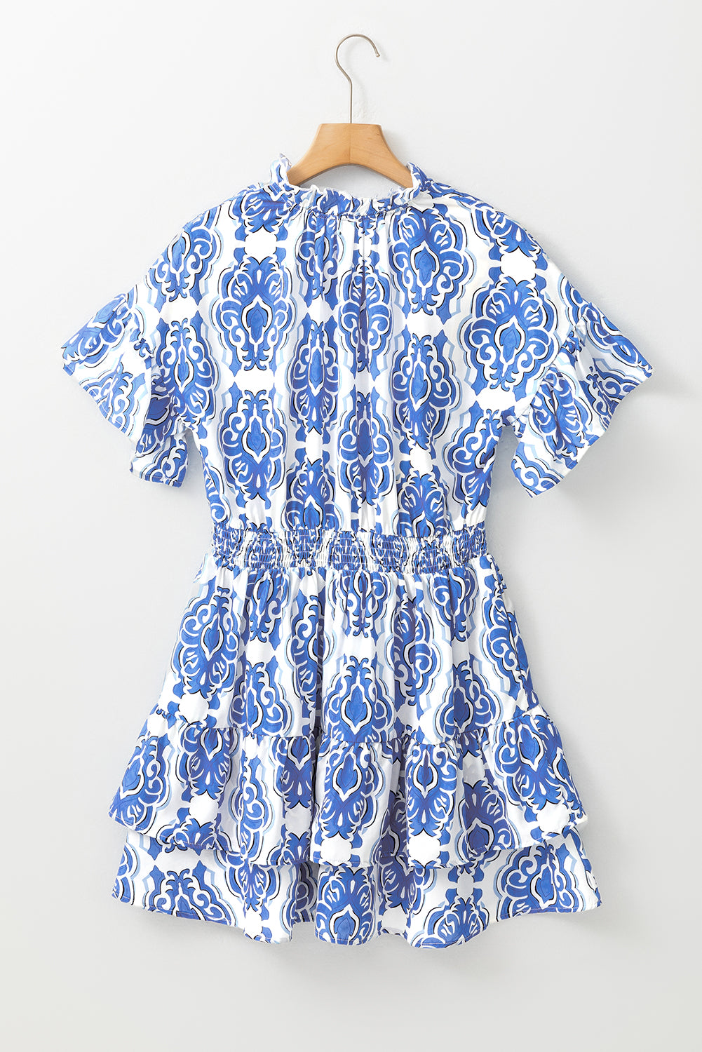 Ashleigh Blue Vintage Floral Print Wide Ruffled Sleeve Dress - Premium Sale (50% OFF)/20% OFF from Ashes 2 Wildflowers Boutique, LLC- Just $36.62! Shop now at Ashes 2 Wildflowers Boutique, LLC