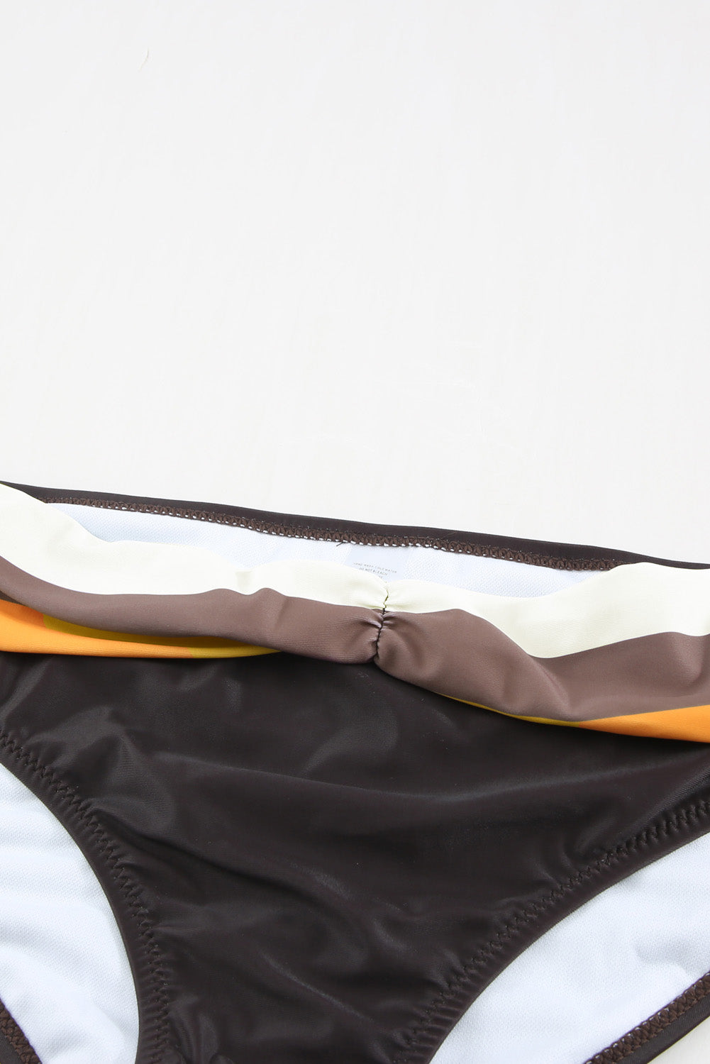 Brown Gradient Color Block Push Up Bikini Swimwear - Premium Swimwear from Momma Done Gone Crafty- Just $20.00! Shop now at Momma Done Gone Crafty