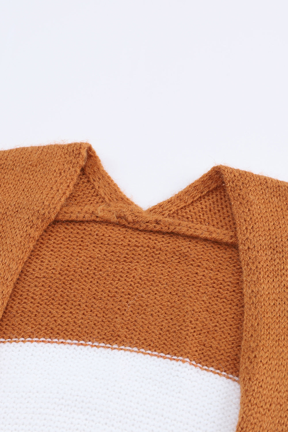 Multicolor Colorblock Open Front Long Knit Cardigan - Premium Tops from Momma Done Gone Crafty- Just $57.90! Shop now at Momma Done Gone Crafty