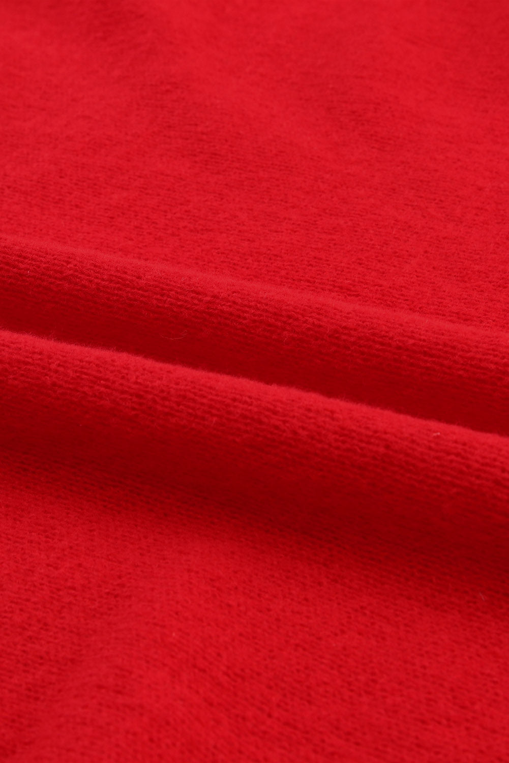 Red Merry Letter Embroidered High Neck Sweater - Premium Tops from Momma Done Gone Crafty- Just $52.99! Shop now at Momma Done Gone Crafty