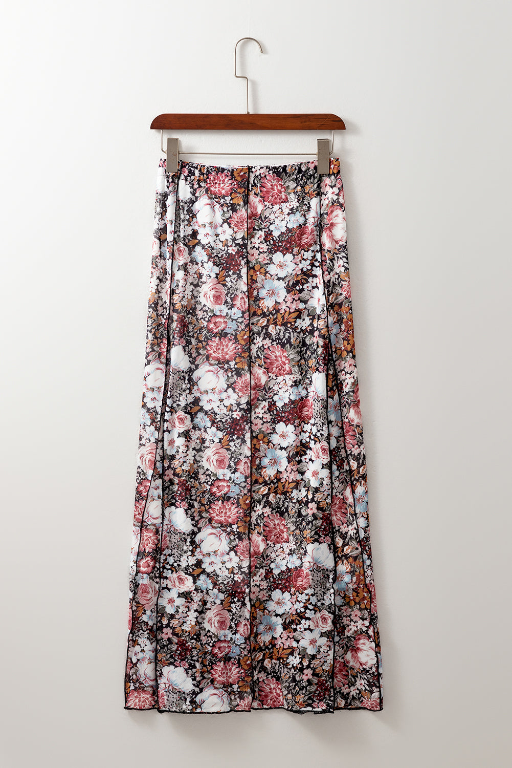 Brown Floral Print High Waist Maxi Skirt - Premium Bottoms/Skirts & Petticoat from Ashes 2 Wildflowers Boutique, LLC- Just $21.15! Shop now at Ashes 2 Wildflowers Boutique, LLC