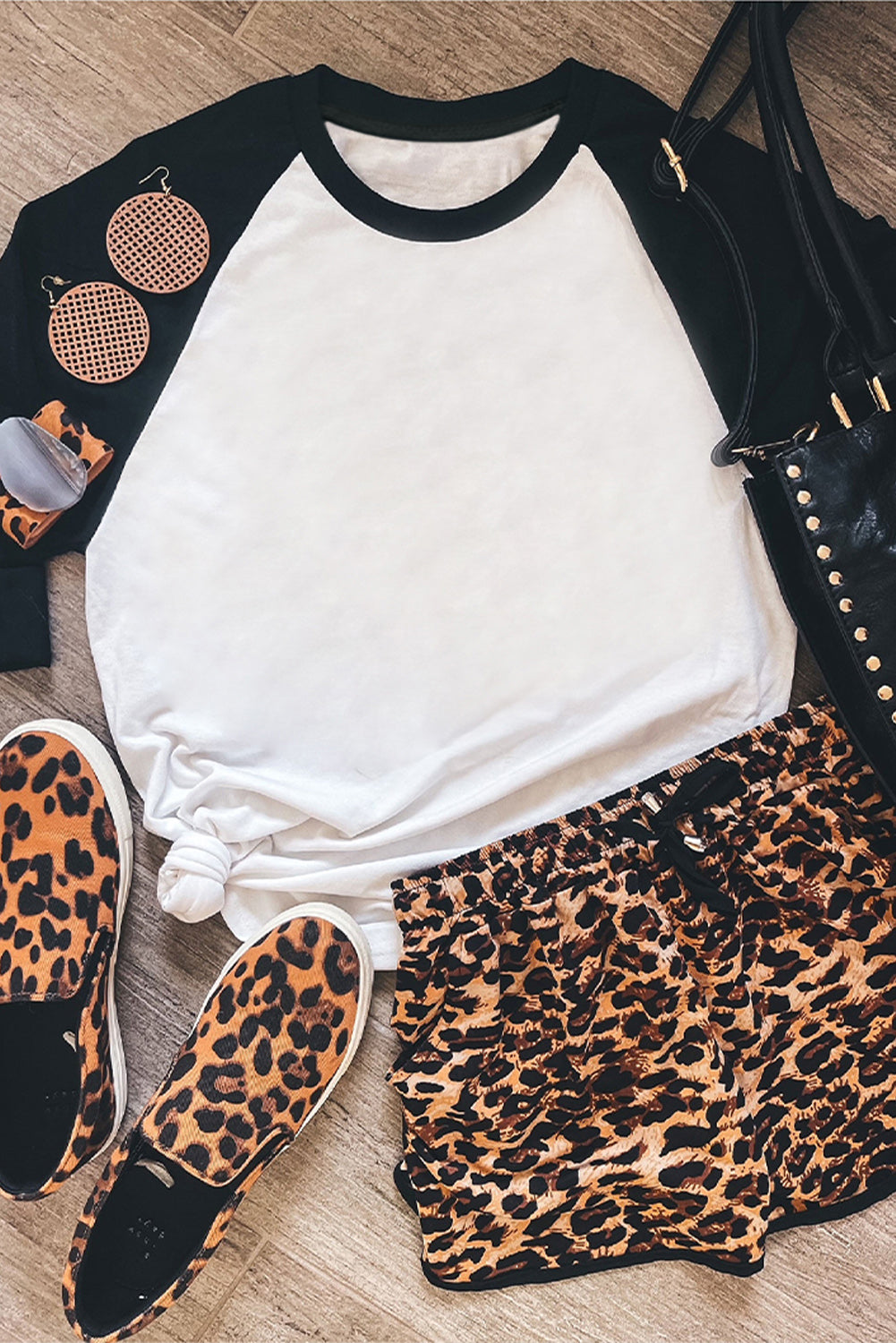Black Color Block Raglan Sleeve Pullover Top - Premium Tops from Momma Done Gone Crafty- Just $44.10! Shop now at Momma Done Gone Crafty