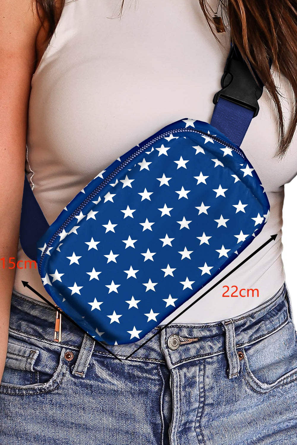 Bluing Independent Day Flag Star Printed Crossbody Bag - Premium Shoes & Bags/Crossbody Bags from Ashes 2 Wildflowers Boutique, LLC- Just $16.98! Shop now at Ashes 2 Wildflowers Boutique, LLC
