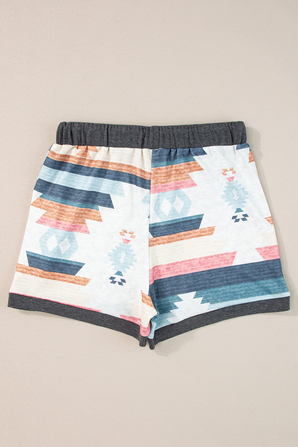 White Aztec Print Drawstring Waist Casual Shorts - Premium Bottoms/Casual Shorts from Ashes 2 Wildflowers Boutique, LLC- Just $12.96! Shop now at Ashes 2 Wildflowers Boutique, LLC