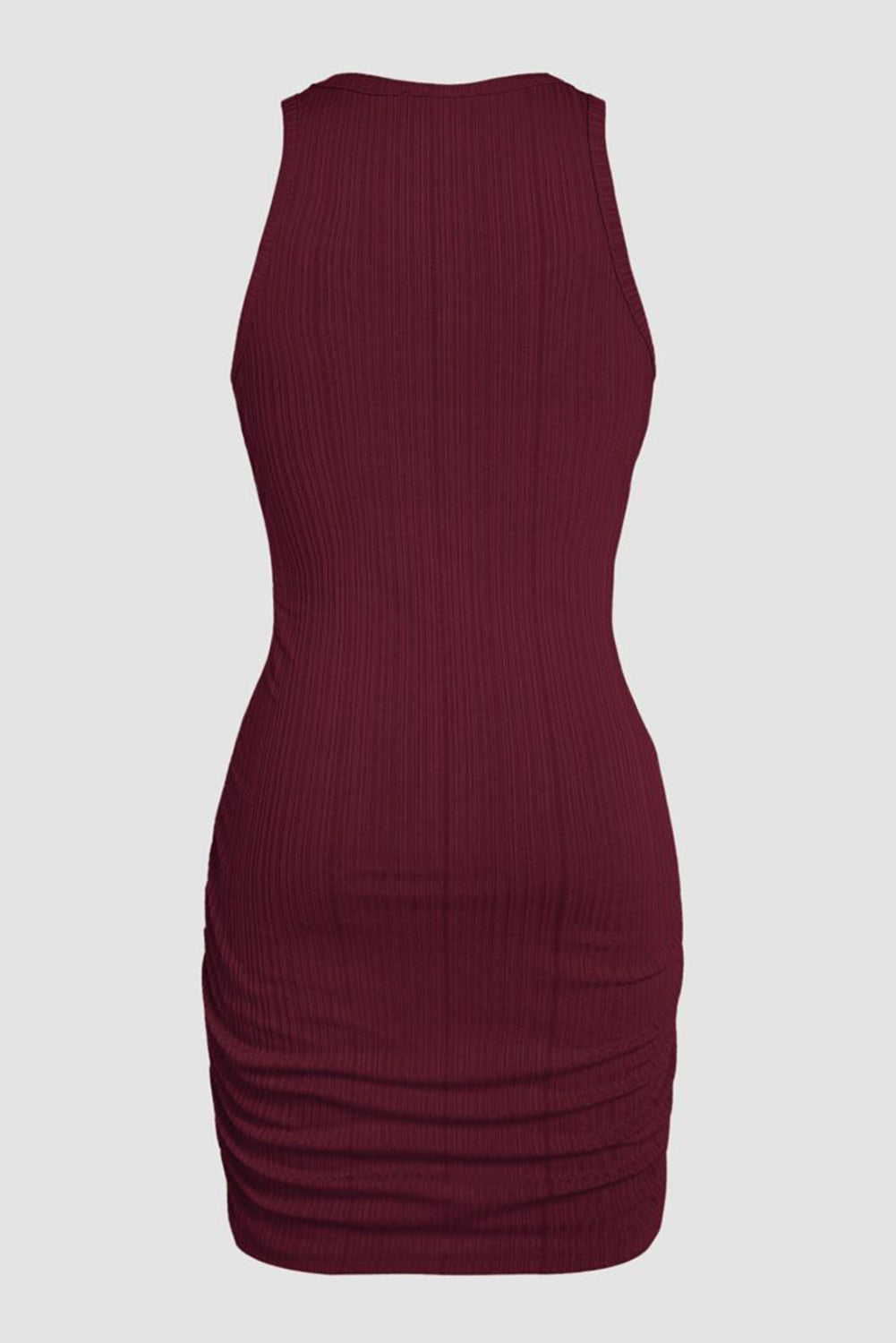 Red Dahlia Ruched Sleeveless Bodycon Dress - Premium Dresses/Bodycon Dresses from Ashes 2 Wildflowers Boutique, LLC- Just $15.51! Shop now at Ashes 2 Wildflowers Boutique, LLC