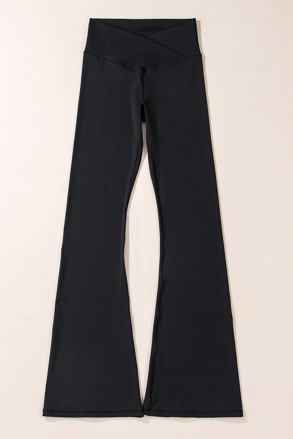 Black V Shape High Waist Flared Leggings - Premium Bottoms/Leggings from Ashes 2 Wildflowers Boutique, LLC- Just $29.30! Shop now at Ashes 2 Wildflowers Boutique, LLC