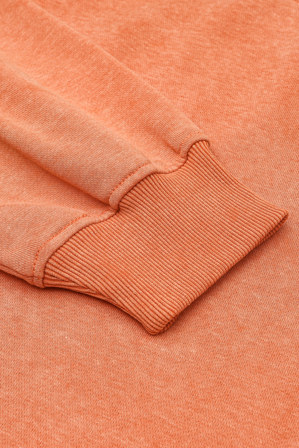 Orange Drop Shoulder Crew Neck Pullover Sweatshirt - Premium Tops from Momma Done Gone Crafty- Just $41.94! Shop now at Momma Done Gone Crafty