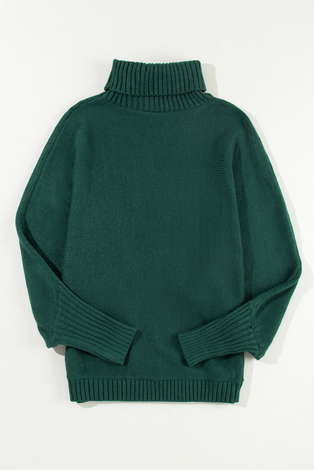 Blackish Green Merry Letter Embroidered High Neck Sweater - Premium Tops from Momma Done Gone Crafty- Just $43.99! Shop now at Momma Done Gone Crafty