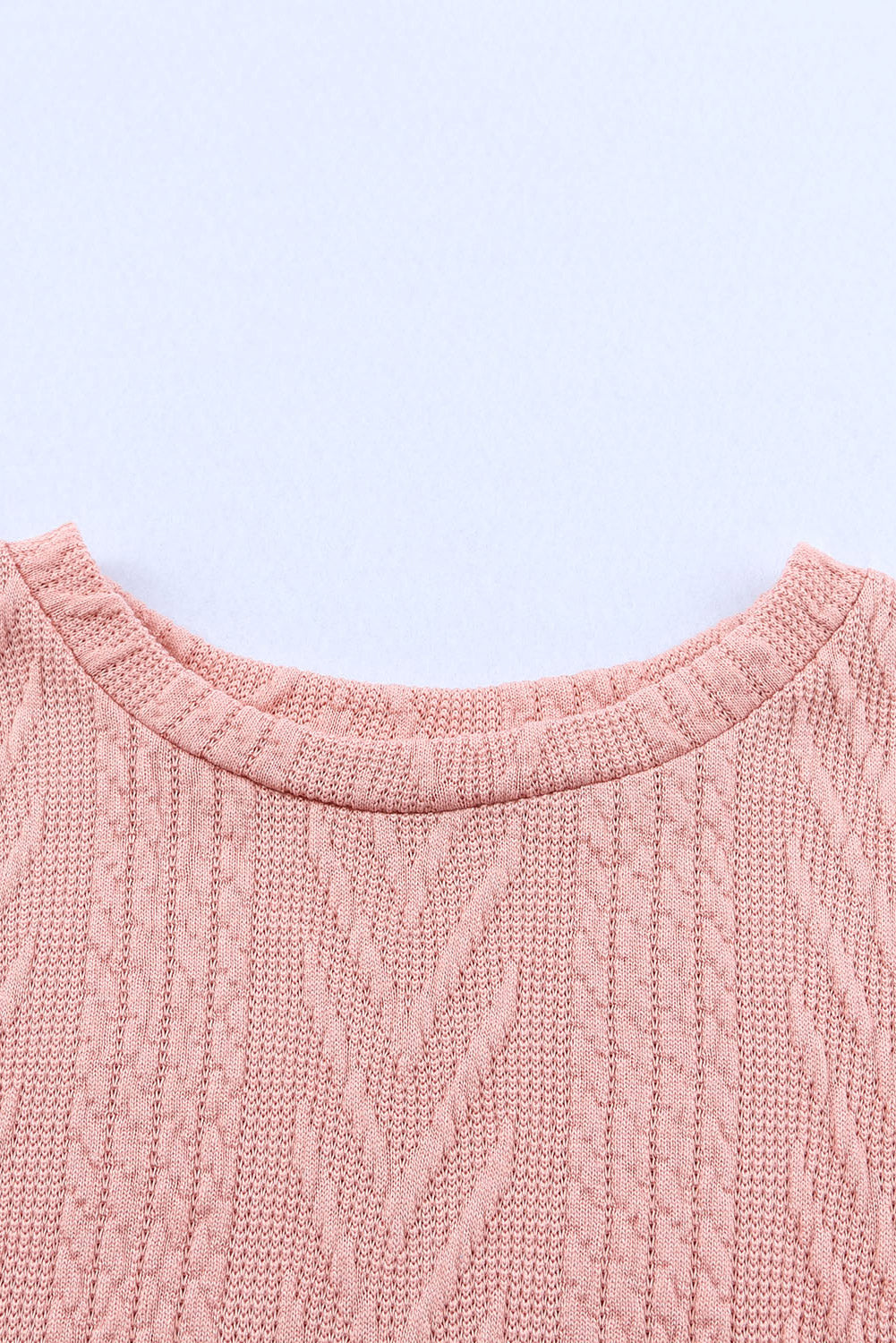 Pink Leopard Sequin Splicing Sleeves Textured Knit Top - Premium Tops from Momma Done Gone Crafty- Just $36.90! Shop now at Momma Done Gone Crafty