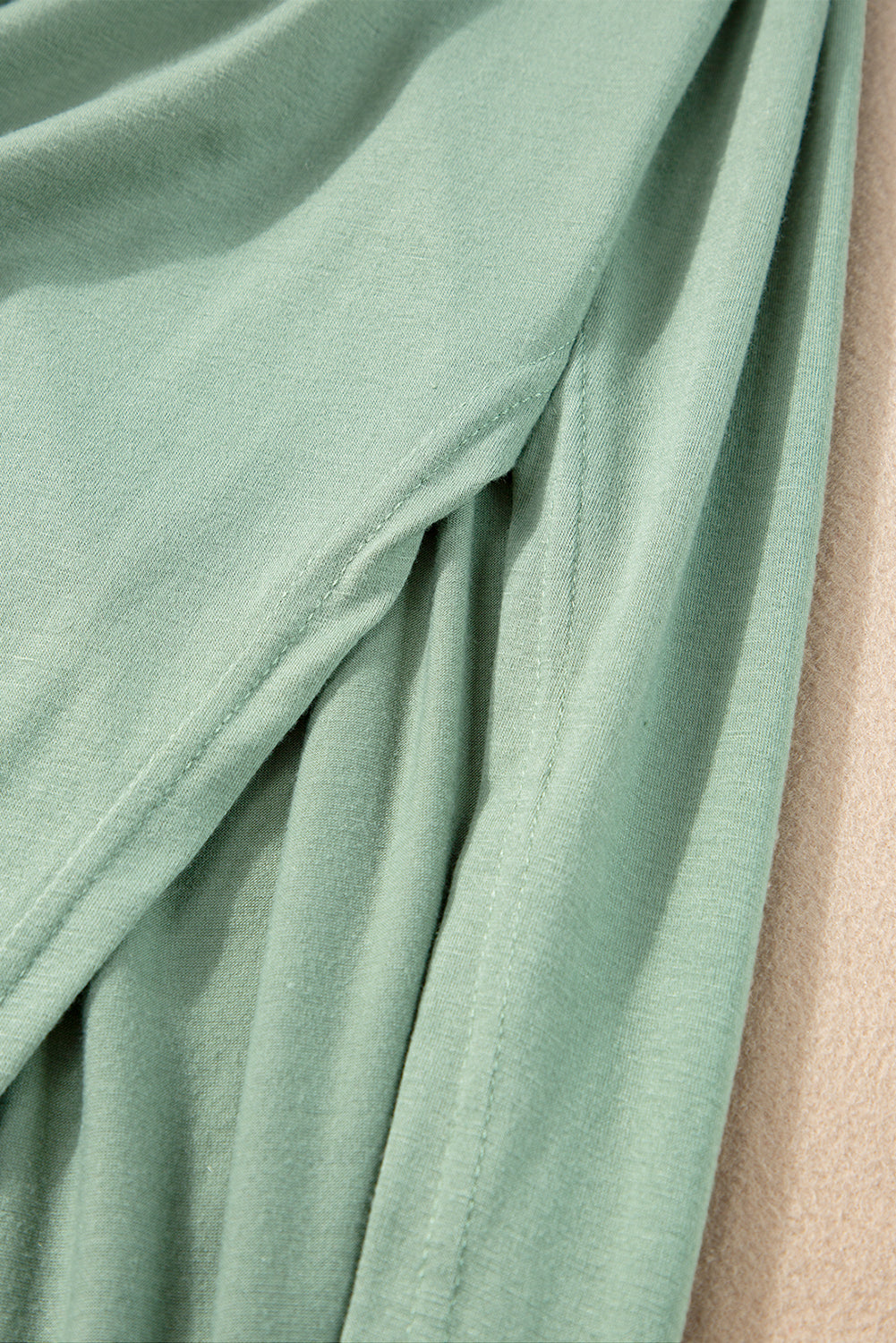 Grass Green V Neck Hidden Pocket Splits Maxi T-shirt Dress - Premium Dresses/T Shirt Dresses from Ashes 2 Wildflowers Boutique, LLC- Just $20.31! Shop now at Ashes 2 Wildflowers Boutique, LLC